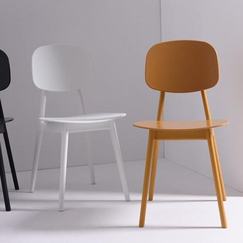 Hot Sale Modern Design Plastic Nice Color Dining Side Chair fashion colorful cafe chair, Modern home loft Side popular chair 1PC