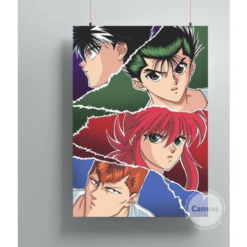 Canvas Anime Yu Yu Hakusho Pictures Home Manga Decoration Paintings Poster HD Prints Wall Art Modular Living Room