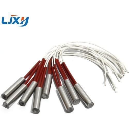 LJXH 2PCS 10mm 30~70mm Tubular 304SUS Single-End Heater Cylindrical Electric Heating Pipe 110V/22V0/380V 90W/120W/150W/200W/210W