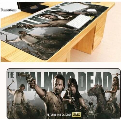 MRGBEST Big Game The Walking Dead Optical Mouse Large Lock Edge Mouse Pad Computer Keyboard Large Mouse Pad Notebook Gaming Mat
