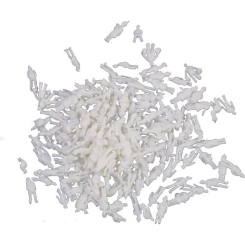 New Model People Figures Scale 1:200 Scale Pack of Approx.100pcs White Assorted Style