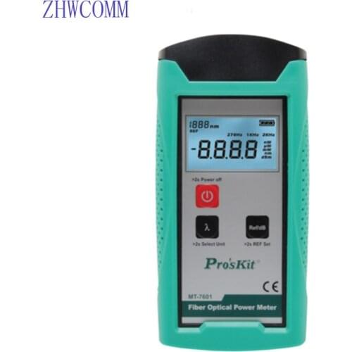 ZHWCOMM MT-7601 high precision OPM Handheld Optical power meter 850nm/1310nm/1490nm/1550nm/1625nm Laser fiber optic tester