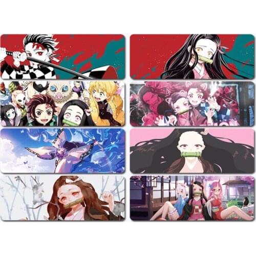 Anime Demon Slayer Super large mouse pad thickened anti - skid cartoon game mouse pad Printed mouse pad