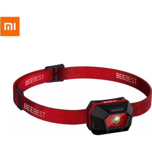 Xiaomi LED Headlamp Head Mounted Flashlight Rechargeable Headlights Warning Light For Outdoor Camping Tourism Night Running