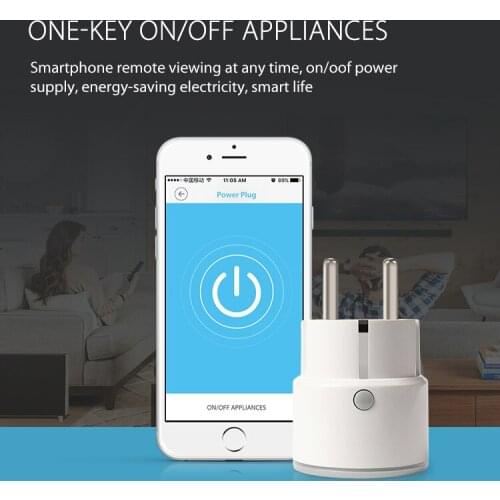 TUYA smart Wifi socket mobile phone remote control timer wireless switch smart voice control appliance patch panel