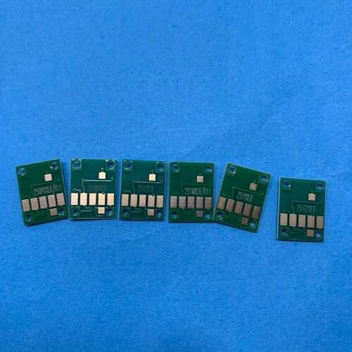 YOTAT 6colors Permanent chip PGI-250 CLI-251 for Canon PIXMA MG6320 MG7120 iP8720 MG7520