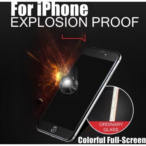 Full Cover Premium Tempered Glass For iPhone 5 5s 5c SE 6 6s Plus 7 Plus Screen Protector Protective Guard Explosion Proof Film