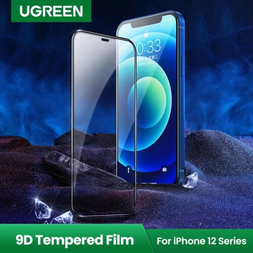 UGREEN Phone Screen Protector for iPhone 12 Mini 12 Pro 2.5D Clear Tempered Glass Screen Protector Film for iPhone 12 Pro Max