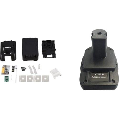 1 Set Replacement for Makita Battery Case Kit & 1 Pcs MT20RNL Battery Convertor Adapter