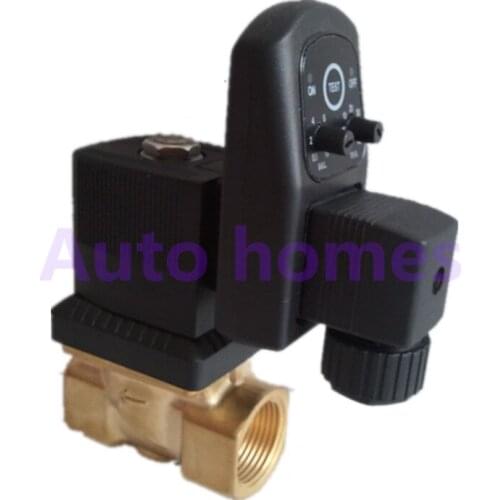 2 way water high pressure solenoid valve brass timer drain valve 1/8" 1/4" BSP Orifice 1.5mm normally closed