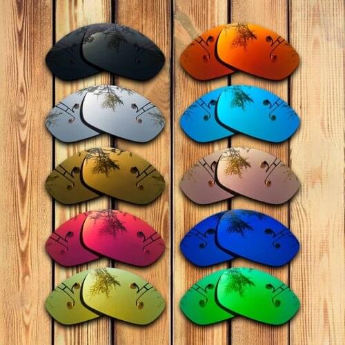 2 Pairs 100% Precisely Cut Polarized Replacement Lenses for Straight Jacket 2007 Sunglass - Many Colors
