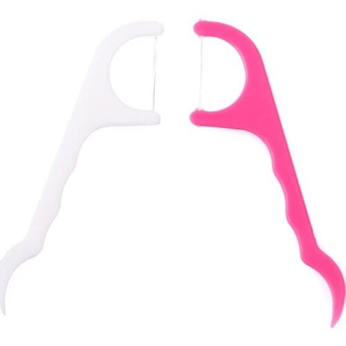 2020 100 Pcs/Plastic Healthy Oral Teeth Clean Tools Dental Floss Toothpick For Cleaning Teeth