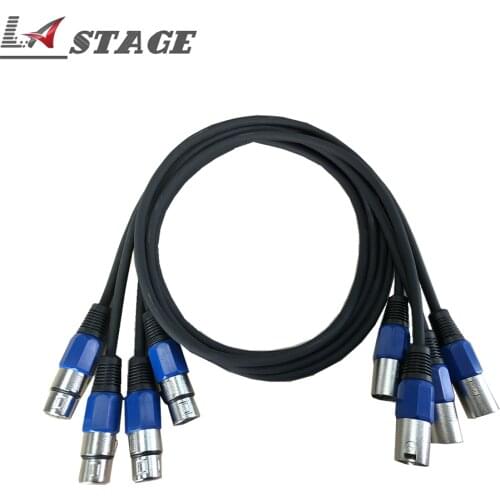 1-10m Length 3-pin DMX In And Out Signal Connection DMX CABLE For Stage Moving Head Fogger