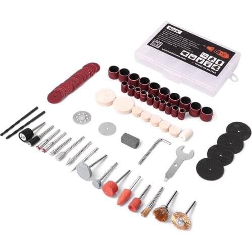 92Pcs Wood Metal Engraving Electric Rotary Tool Accessory for Dremel Bit Set Grinding Polish Cutting Cut 1/8" for Dremel