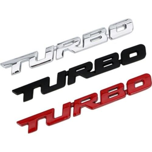 Car Sticker Auto Rear Trunk Emblem Side Badge Decal For Turbo BMW Mercedes Audi Ford VW Toyota Honda Peugeot Mazda Car Styling