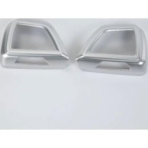 2pcs/set ABS Car Interior Mouldings Side Air Condition Vent Outlet A/C Trim Cover Frame Fit For Subaru XV 2018 Car Styling Cover