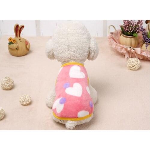 Velvet Dog shirt vest winter dog clothes for small dogs pet clothing leopard yorkshire terrier t shirt pet clothes chihuahua