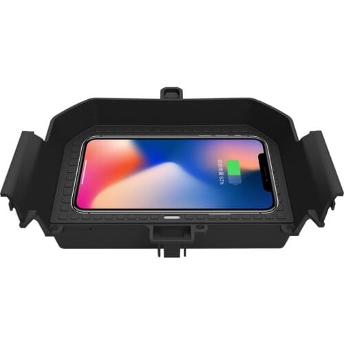 Aotsr QI Wireless Car Charger For BMW 5 Series 6 Series 2016-2019 Intelligent Infrared Fast Wireless Charging Phone Holder