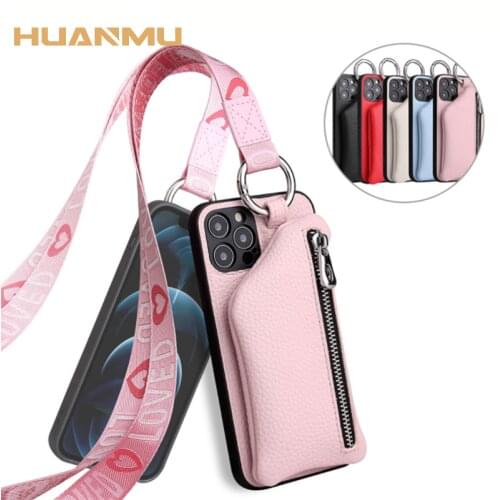 Fashion Crossbody Strap Lanyard Case For iPhone 6plus/7/8/se2/7/8plus/X/XR/XS MAX/11 pro max Necklace for Carry Clear Soft Cover
