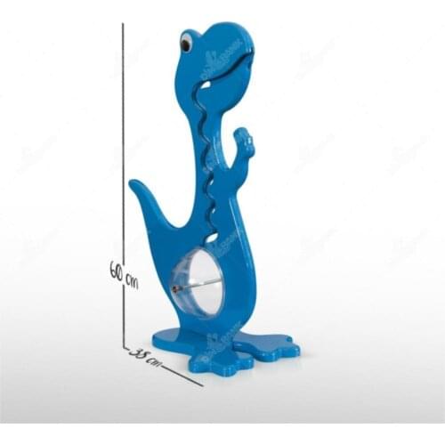 Dinobank Dinosaur Wooden Decorative Piggy Bank 60 Cm Coin Piggy Banks Blue