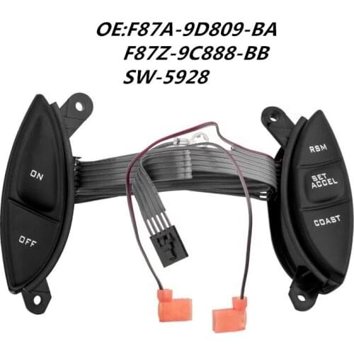 F87A-9D809-BA F87A9D809BA F87Z9C888BB New Steering Wheel Cruise Control Switch For Ford F150 Explorer F-150 Ranger SW5928