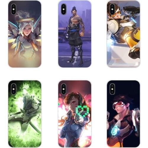Game Overwatchs Accessories Phone Cases Covers For Apple iPhone X XR XS 11Pro MAX 4S 5S 5C SE 6S 7 8 Plus ipod touch 5 6