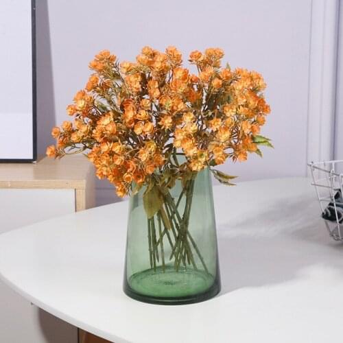 Artificial plant wedding simulation flower bride holding flowers DIY rose bud tied home decoration vase flower