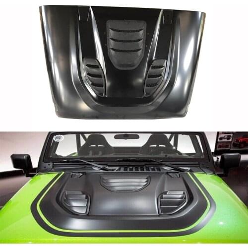 J346 Hellcats Car Engine Bonnet Hood Cover for Jeep Wrangler JK 2007-2017 lantsun