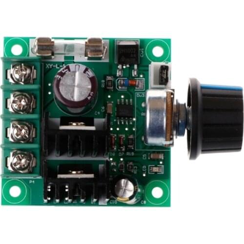 9V-50V 10A PWM DC Motor Speed Controller with Knob Adjustable Speed Regulator
