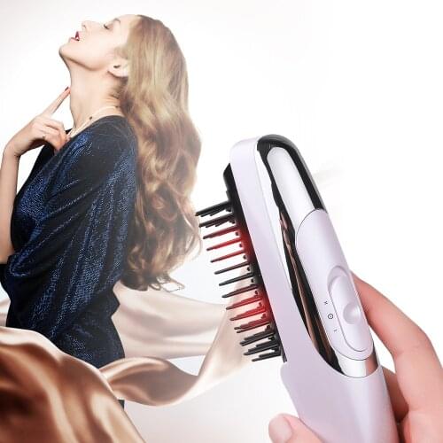 Laser treatment Comb Stop Hair Loss promotes the of new hair growth Regrowth Hair Loss Therapy vibrator Head Massager