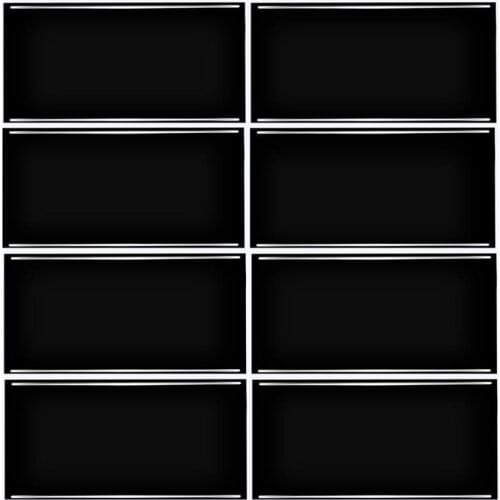 EasyTiles Waterproof Wall Tiles For Pantry, Decorative Wall Stickers For Study, Kitchen Splash-Proof Backsplash, Perfect Baffle