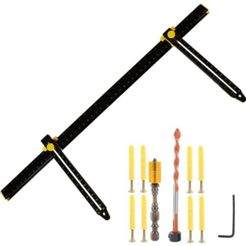 K1KA Easy to Use High-quality 6mm Most Versatile All in One Picture Hanging Kit Black Photo Hanging Tools 6mm