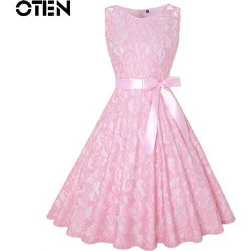 Розовые летние платья Oten China At AliExpress