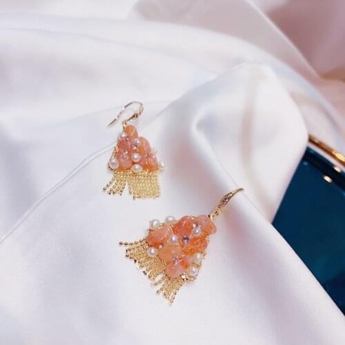 DAIMI Pearl Earrings Quartz Material 2-3mm Pearl Earrings For Women Gift