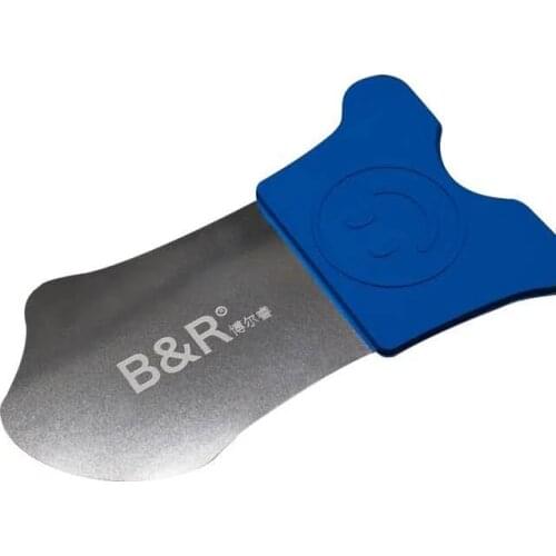 B&R Stainless Steel Ultra Thin Pry Tool for iPhone iPad Samsung Phone Repair ToolsAnti-Slip LCD Screen Disassembly Opening Tool