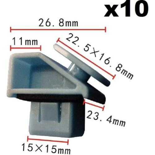 10x For Honda GAC only Nylon Retainer Clip B131