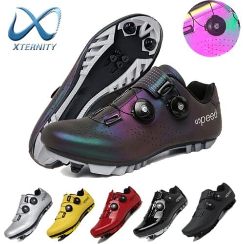 2021 Cycling Shoes Men Sport Professional Bicycle Sneakers Spd Mountain Bike Cleat Shoes Road Ultralight Sapatilha Ciclismo Mtb