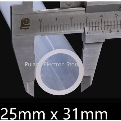 25x31 Silicone Tubing ID 25mm OD 31mm Food Grade Flexible Drink Tubing Pipe Temperature Resistance Nontoxic Transparent