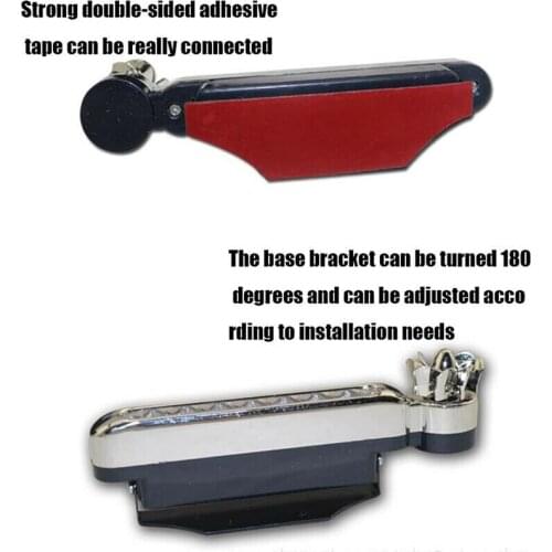 8 LED DRL Wind Energy Car Daytime Running Light No Need External Power Supply Daylight Headlight Lamp Car Signal Light