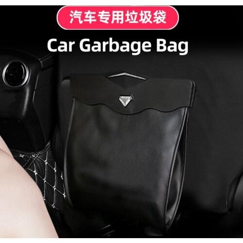 Car On Board Garbage Bag Garbage Can Garbage Bag For The Back Of The Car Paste And Hang Convenient Bag Artifact Automobile