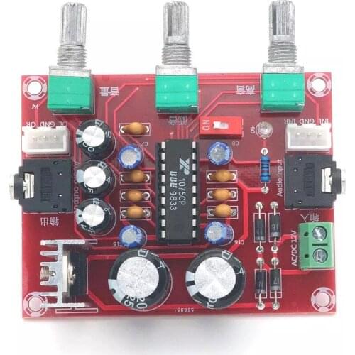 BBE XR1075 Preamp tone Board Audio treble bass adjustment equalizer Pre amplifier Tone Control Preamplifier Amplificador