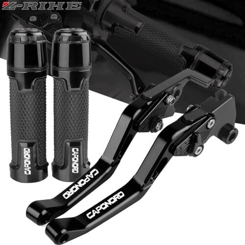 For APRILIA CAPONORD 2002-2007 2006 2005 2004 2003 Motorcycle Accessories Brake Clutch Levers Handlebar knobs Handle Hand Grips