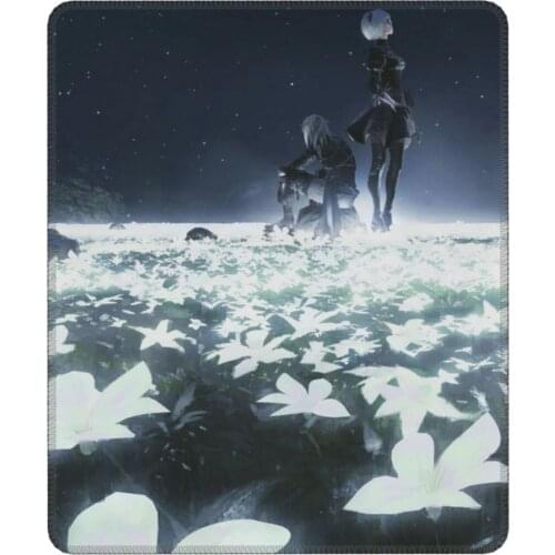 Nier Gaming Mouse Pad Nier Replicant Automata 2b Yorha Game Waterproof MousePad Rubber Office Home Deco Mat