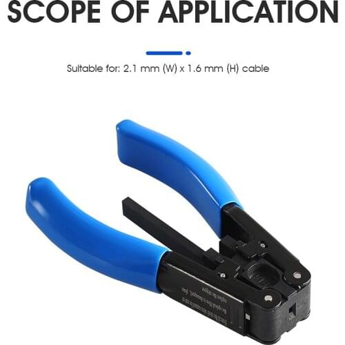 Fiber Stripping tool 5G communication Cable Wire Stripper 2.1*1.6mm Fiber Drop Cable Stripping Pliers