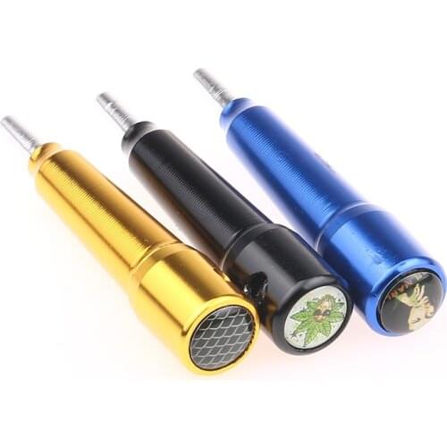 Microphone Modeling Smok Metal Pipes Portable Creative Smoking Pipe Herb Tobacco Pipe Grinder Smoke Mouthpiece Cigarette Holder