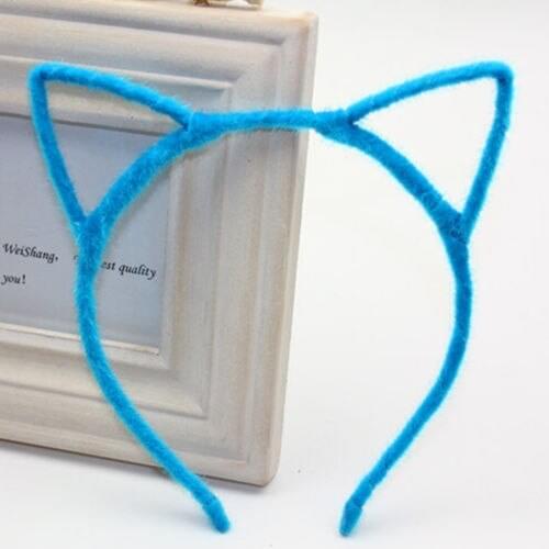 Hoop Headwear Faux Fur Headband Hairbands Hair Accessories Fine Hairstyle Decor Furry Cat Ear Hair Head Bands