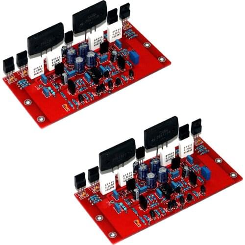 One pair Dual 2SA1216 2SC2922 150W HIFI Power Amplifier Board Voice of Berlin 933 Circuit YJ00179