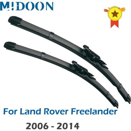 MIDOON Wiper LHD RHD Front Wiper Blades For Land Rover Freelander 2 LR2 2006 - 2014 Windshield Windscreen Front Window 24"+20"