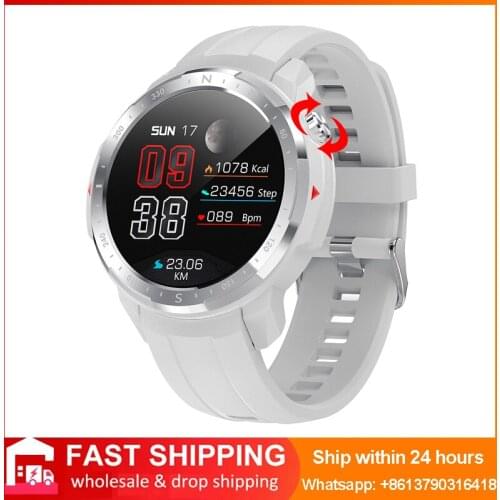 L20 Smart Watch 2021 Bluetooth Call 1.3 Inch IP68 Waterproof Heart Rate Blood Oxygen Chronograph Sport Men Watch for Android IOS