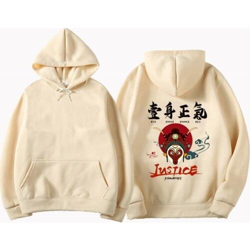 Chinese style Hip Hop Original printing couple streetwear Sweatshirts mens Hoodie Oversize Harajuku Pullover Hoodies Men 2019